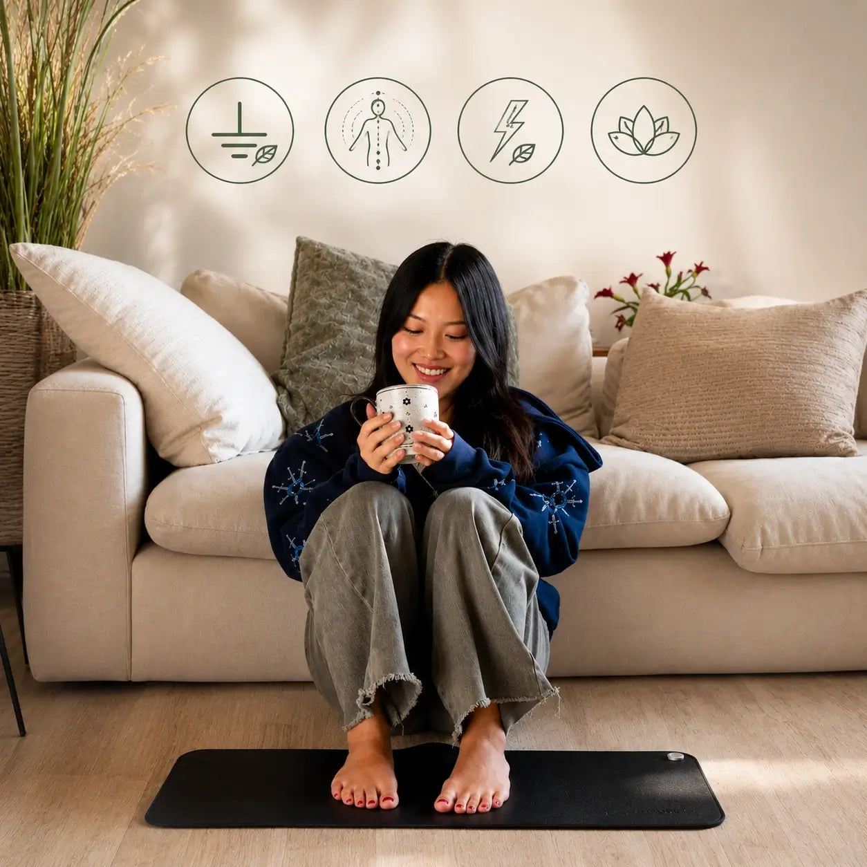 EcoBalance™ Erdungsmatte Pro – Yoga